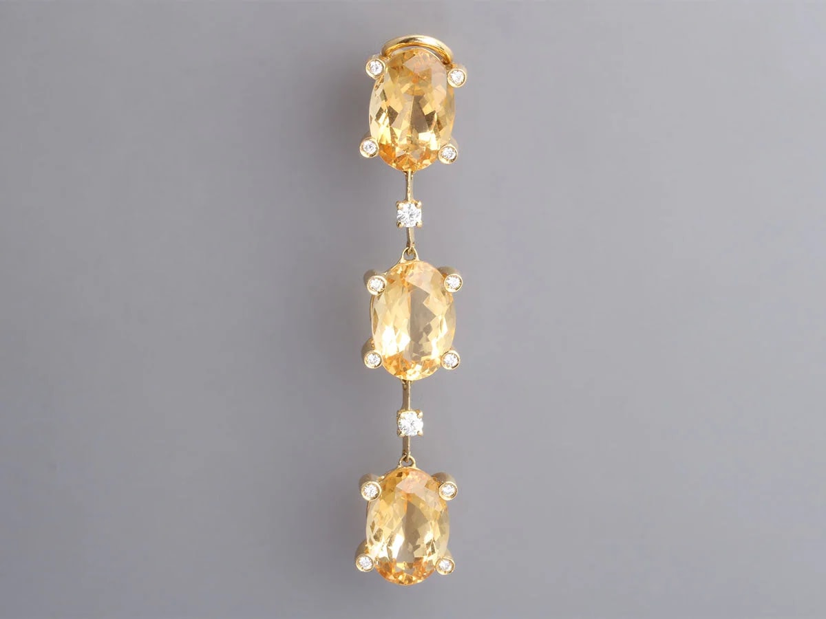 Antonini Milano 18K Yellow Gold Pierced Drop 2