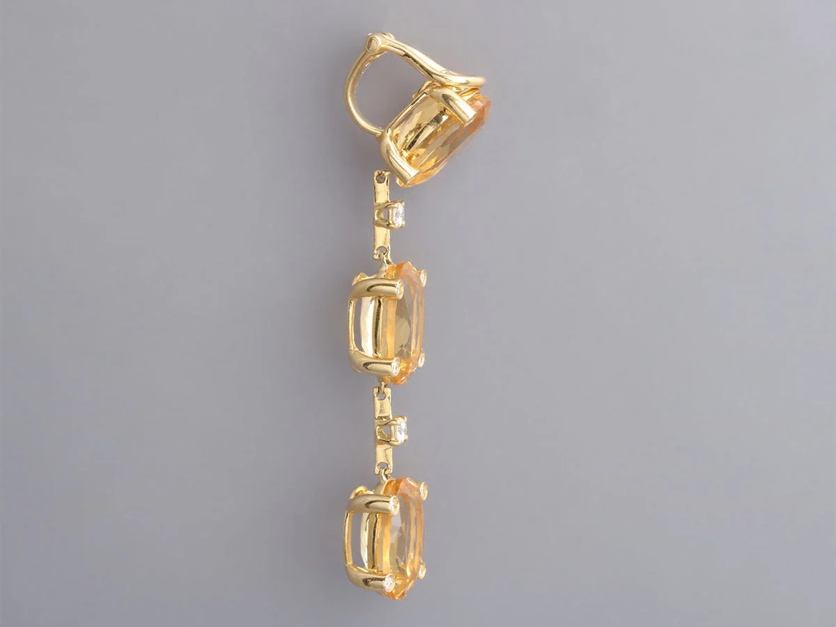Antonini Milano 18K Yellow Gold Pierced Drop 3