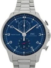 IWC — IWC Portuguese Yacht Club Chronograph IW390701 Automatic 44mm Blue — Watch — resale