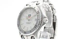 TAG Heuer Professional 200m WG1112-0 Quartz White Dial Date Diver 4