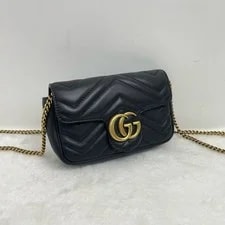 Gucci GG Marmont Mini Matelassé Chain 17cm 2