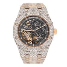 Skeleton AP -Audemars Piguet Royal Oak 15407OR.OO.1220OR.01 Double Balance WheeL 2