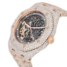 Skeleton AP -Audemars Piguet Royal Oak 15407OR.OO.1220OR.01 Double Balance WheeL 4