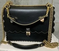 Authentic Fendi Kan I Scallop Chain Crossbody 2