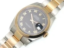 Rolex Datejust 36 116201 Stainless Steel / K18Pink Gold Black Dial #DW1220 2