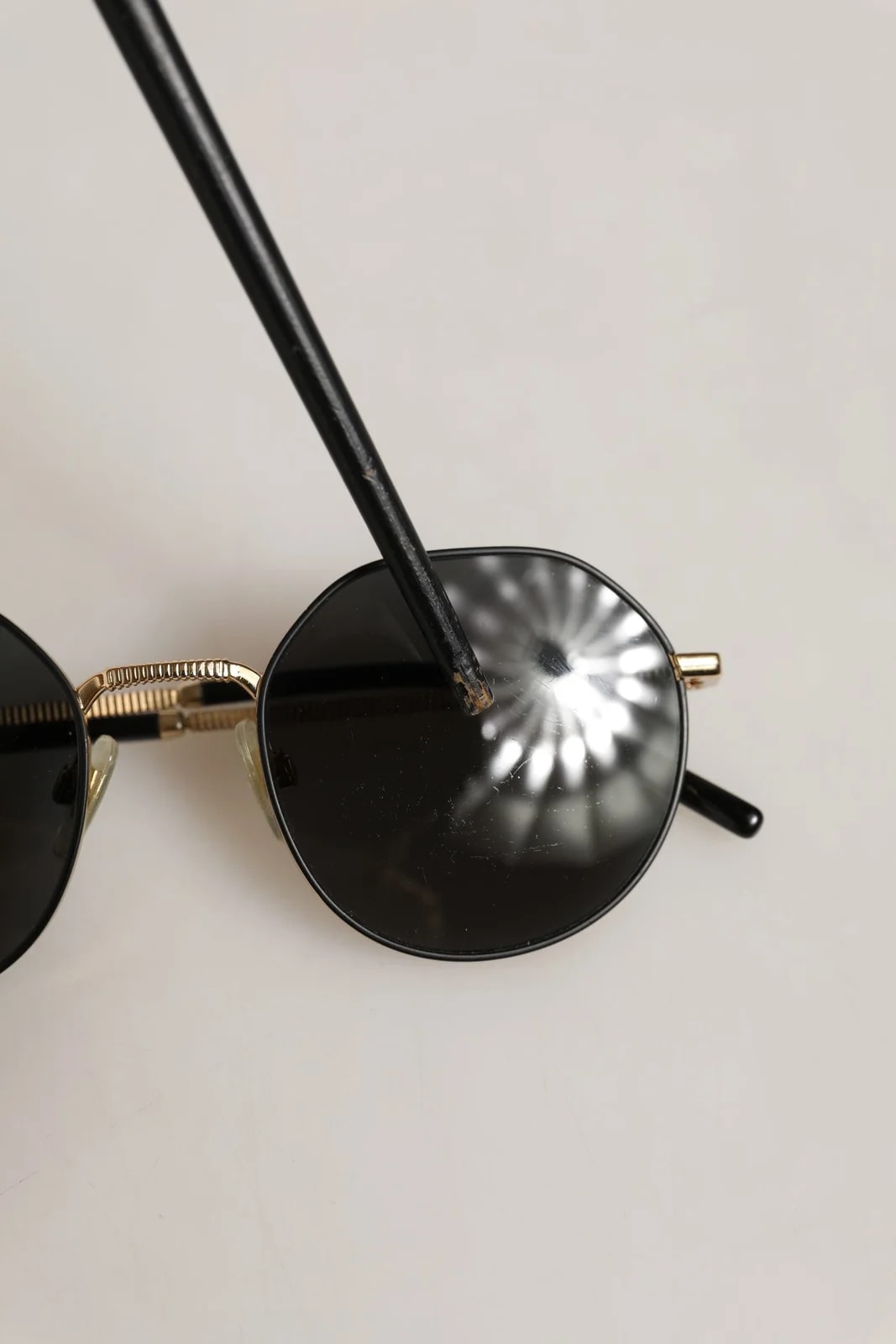 Dolce & Gabbana — Dolce & Gabbana Toned Metal Frame DG2286 Round Eyewear Sunglasses — Accessory — resale
