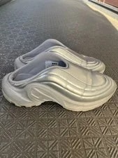 Diesel — Diesel Men 8.5US Silver Slip-on Style Sneakers Luxury Casual Stylish Durable ITA — Sneaker — resale