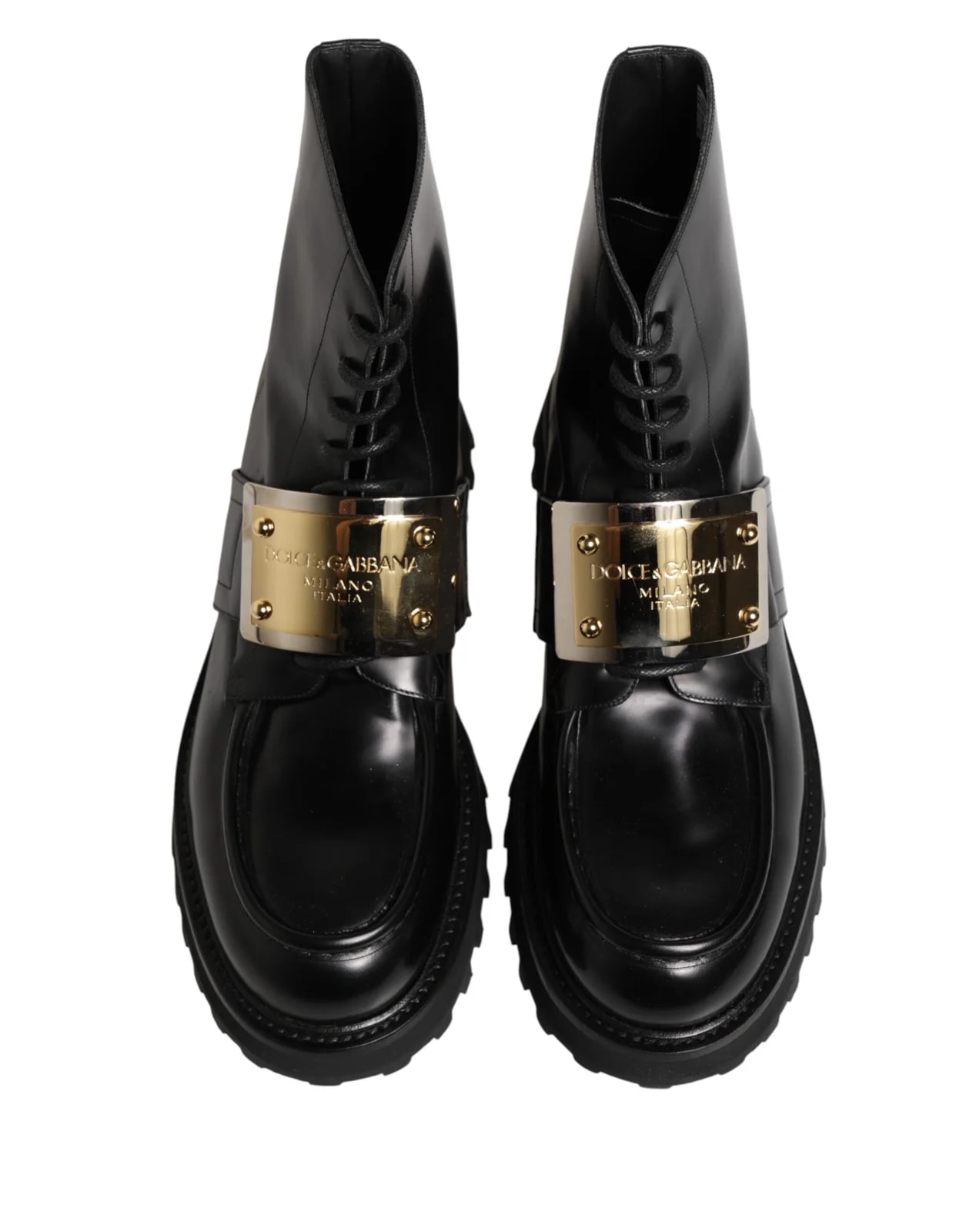 Dolce & Gabbana DG Plaque Lace Up 2