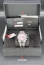Tudor Black Bay Chrono Pink Dial 41mm Jubilee Bracelet 79360N 2