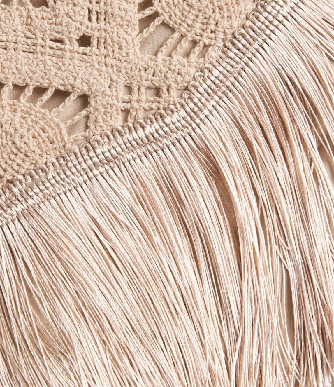 PatBO Crocheted Top With Fringed Hem 4