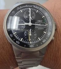 IWC Schaffhausen — IWC Schaffhausen GST Chronograph Watches IW370703 Automatic Black Dial Good 👌 — Watch — resale