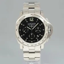 Papers Panerai Luminor Chrono Stainless Steel Black 44mm PAM00236 2