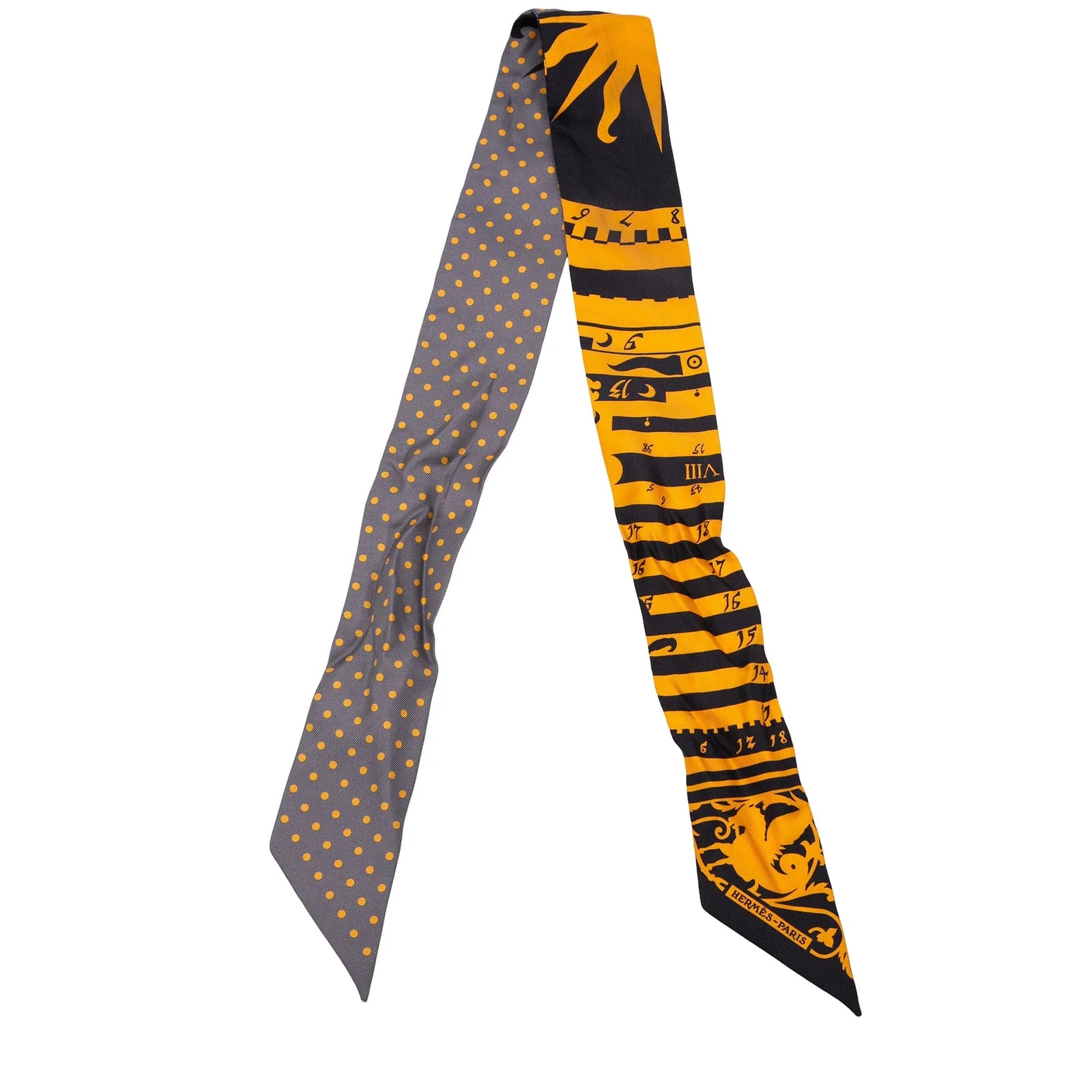 Hermès — Astrologie A Pois Twilly Scarf — Accessory — resale