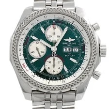 Breitling — Breitling Bentley GT Chronograph A13362 100m Daydate Green SS Automatic — Watch — resale
