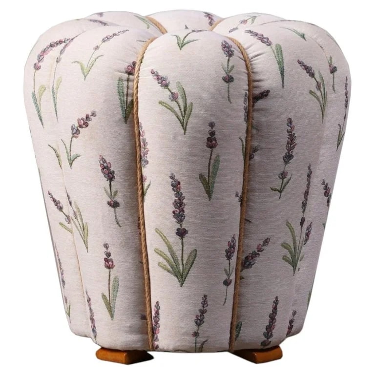 Jindřich Halabala, Up Závody — Jindřich Halabala Art Deco 'Tulip' in Floral Tapestry, 1930s — Furniture — resale