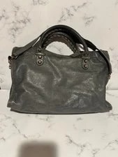 Balenciaga Classic City in Tarmac With Rose Gold Pristine 2