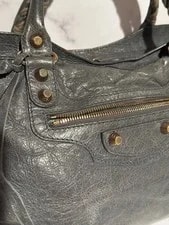 Balenciaga Classic City in Tarmac With Rose Gold Pristine 3