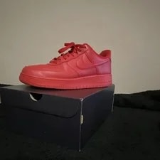 Nike Air Force 1 Low Top Lace-Up Solid Casual Athletic 4