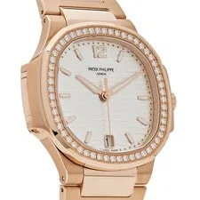 Patek Philippe Nautilus 7118/1200R-001 Automatic Rose Gold Silver Dial 4