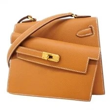 Hermès — Auth [6ea0050-g] Hermes Kelly 20 Disorder Metal... — Handbag — resale