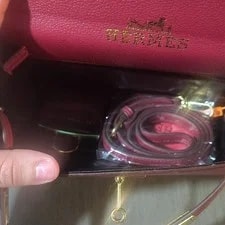 Hermès Kelly Small Top Handle Satchel, Detachable Strap, HW 2