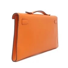 Hermes Kelly Long Pochette Vaux SilverMetal B 2