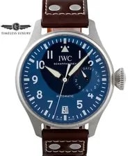 IWC — IWC Big Pilot le Petit Prince IW500916 Stainless 46mm Blue Dial Unworn Box &Card — Watch — resale