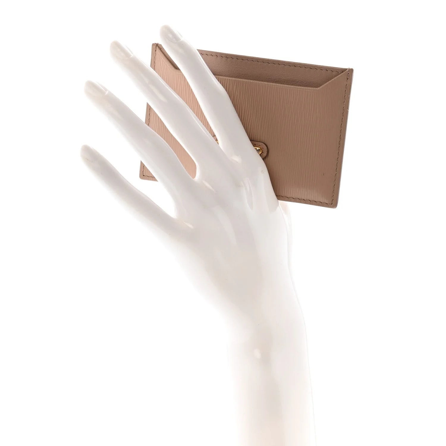 Vitello Move Triangle Card Case Cipria 2