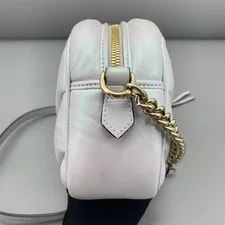 Gucci Medium GG Marmont Pastel Light Chevron Auth 3