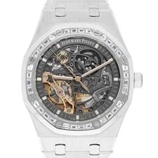 Audemars Piguet Royal Oak 15412BC.ZZ.1220BC.01 41mm Skeleton Dial Diamond Bez... 3