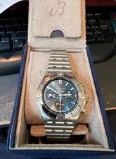 Breitling — Breitling AB0134 42MM Chronomat Stainless Steel Blue Dial — Watch — resale