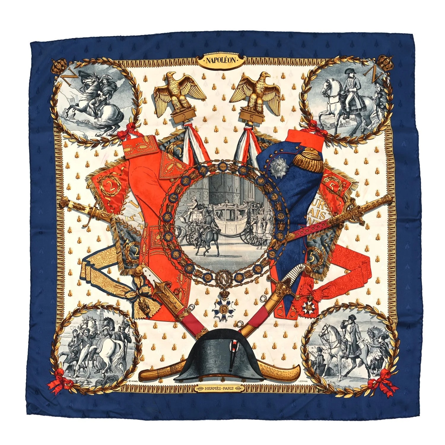 Hermès — Napoleon Scarf 90 — Accessory — resale