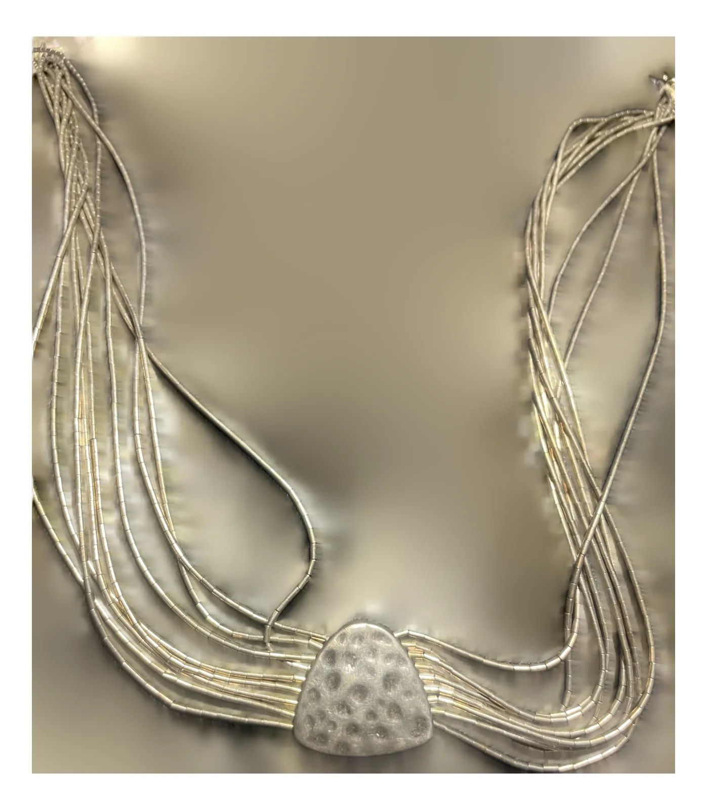 Navajo Indian Art — 1990s Silapada Strand Liquid With Hammered — Jewelry — resale