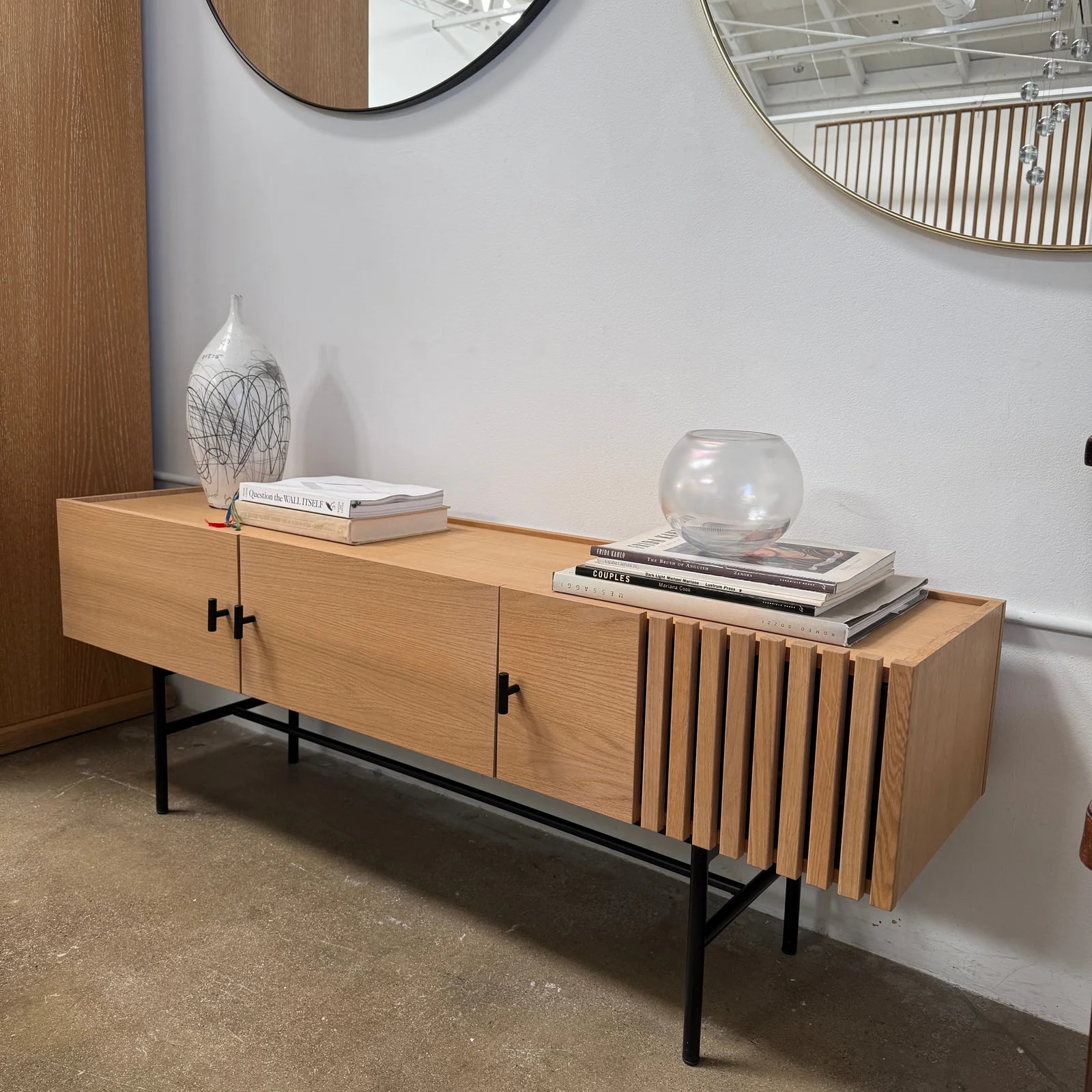Woud Array Low Sideboard White Pigmented Oak 3