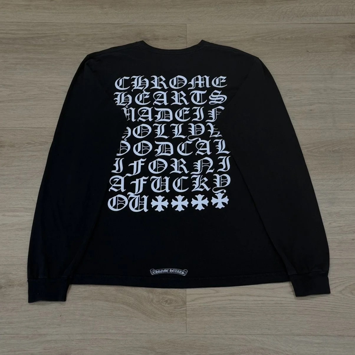 Chrome Hearts — Hearts Made in LA Long Sleeve Shirt — streetwear — resale