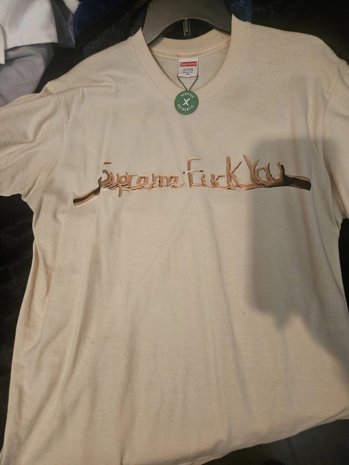 Supreme — Supreme Fingers Tee — streetwear — resale