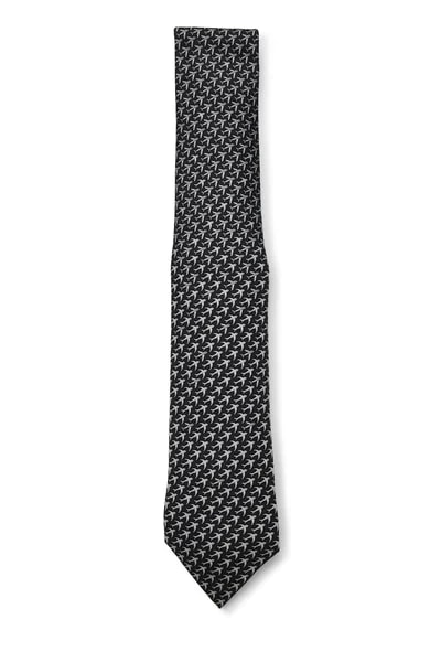 Hermès — Plane & Bird Print Tie — Accessory — resale