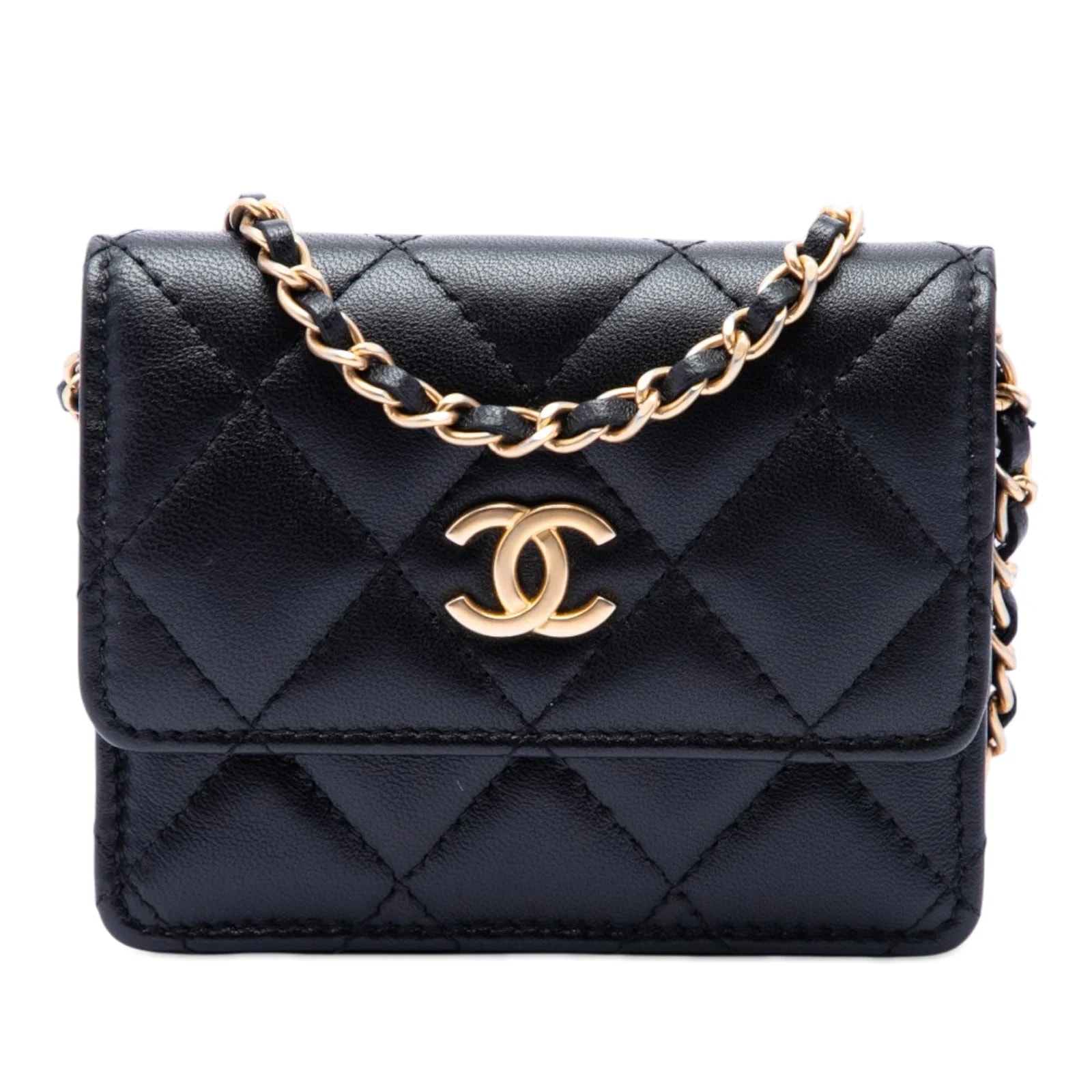 Chanel — Romance Card Holder on Chain — Handbag — resale