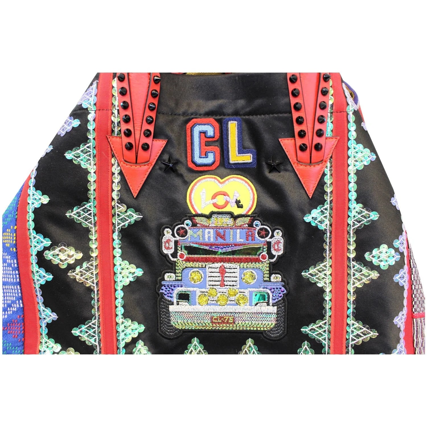 Christian Louboutin Caba World Motif Embroidered 4