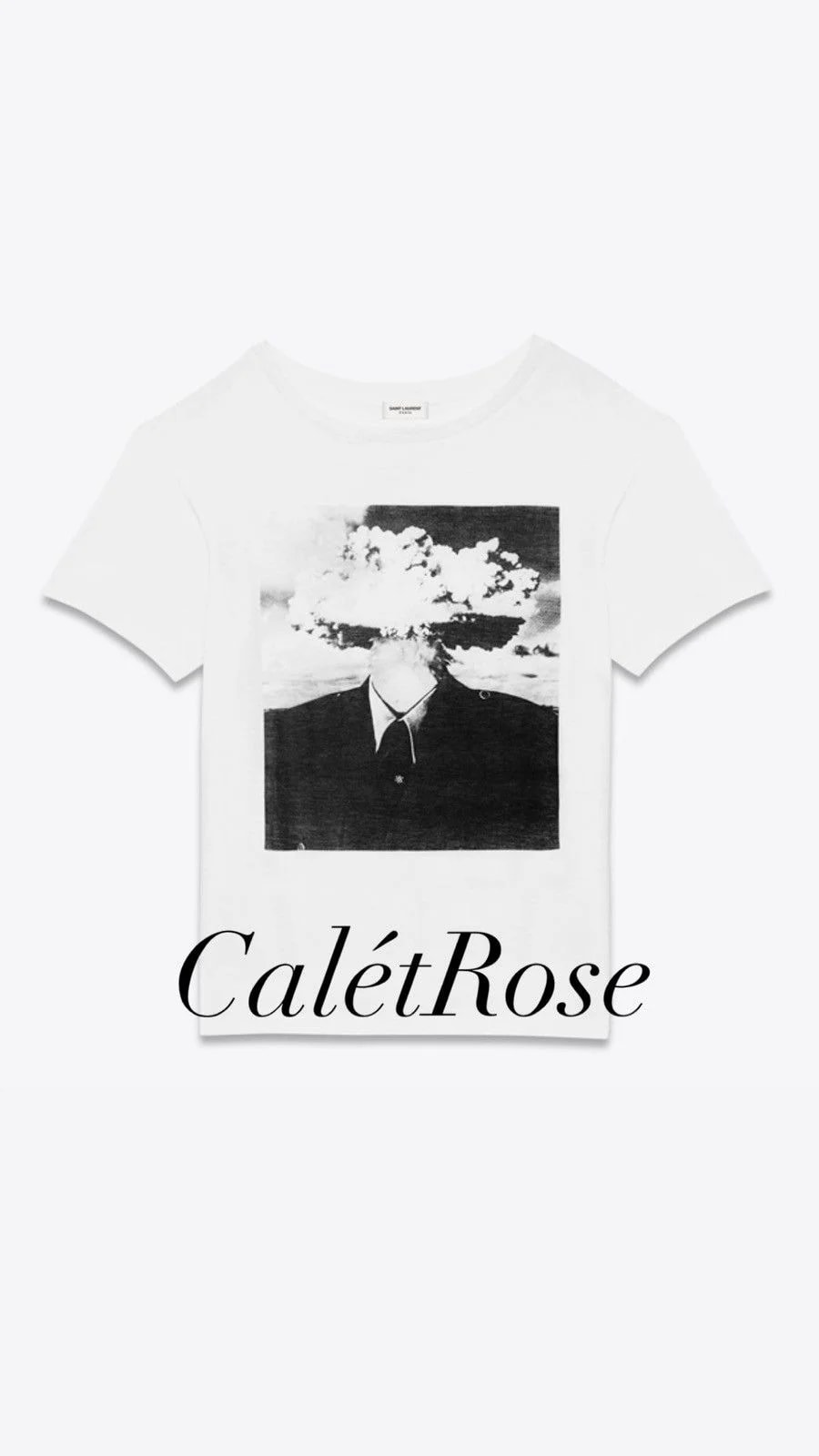 Saint Laurent — Saint Laurent Hedi Slimane Bombhead T Shirt S Archive — streetwear — resale