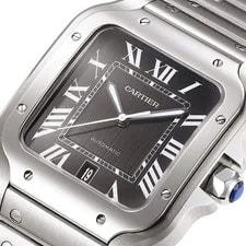 Cartier Santos LM WSSA0096 Stainless Steel 47.5mm Automatic #KMW3009 2