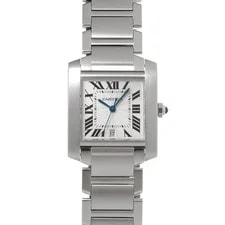 Cartier — Cartier Tank W51002Q3 ( 2302) 32mm Stainless Steel Silver #WW7187 — Watch — resale