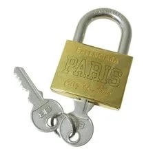 Balenciaga — Balenciaga City of Love Padlock Charm Very Good 2.3in (6cm) W — Handbag — resale