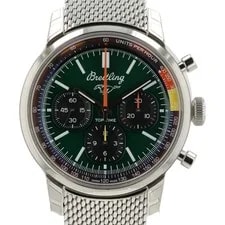 NEW 2026 Breitling Top Time Mustang Green Dial Steel 41mm Automatic ’s 2