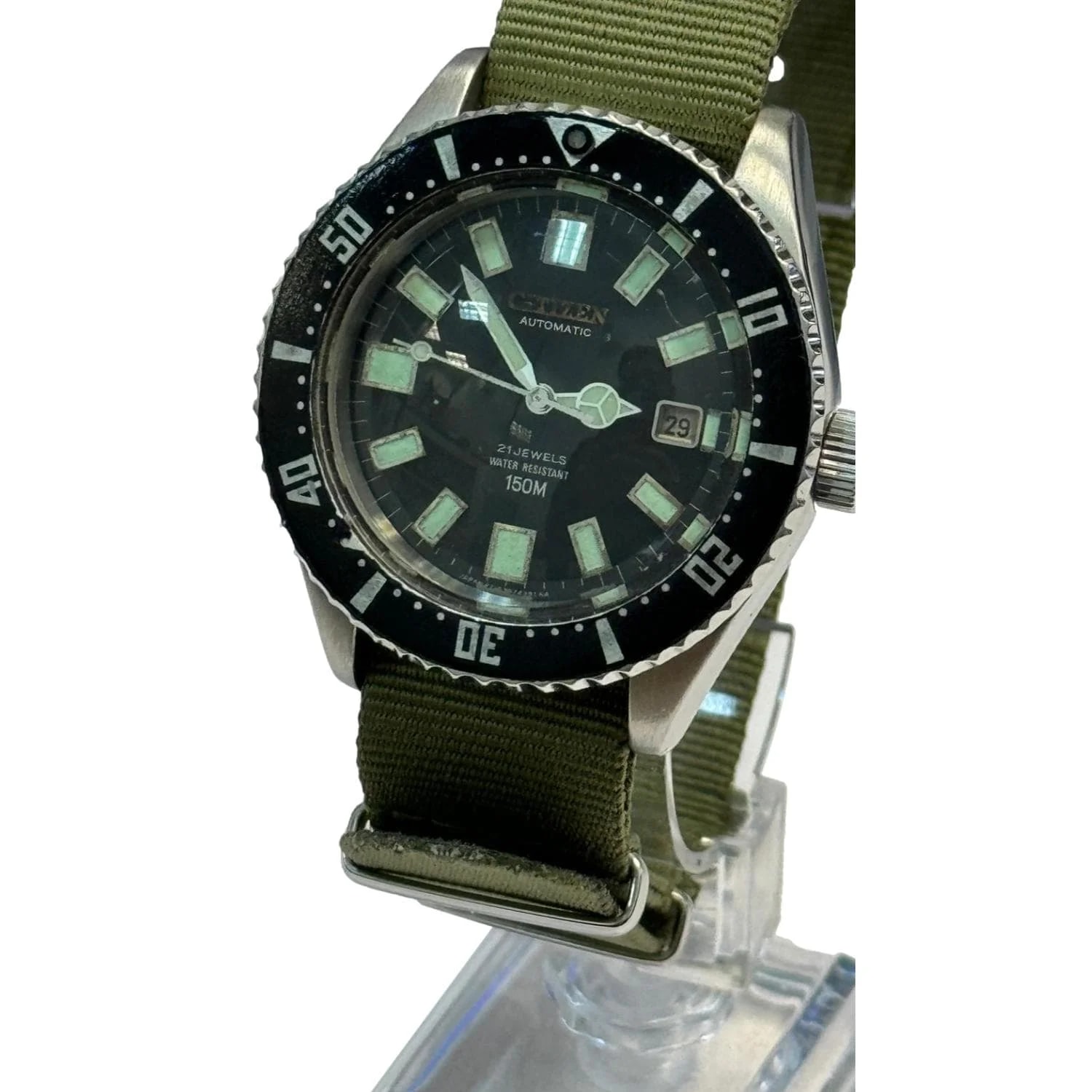 Citizen Automatic Divers PAF Pakistan Air Force 52-0110 150M 40mm 3