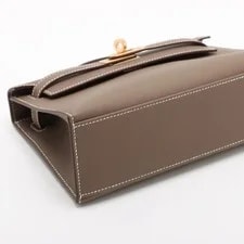 Hermès Pochette Kelly Etoupe Metal Fittings W: 2024 4