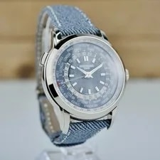 2025 NEW Patek Philippe World Time Date White Gold Blue Dial 40mm 5330G-001 3