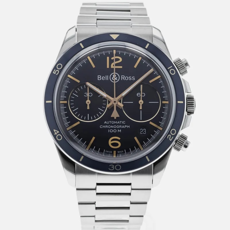 Bell & Ross — Bell &Amp; Ross BRV2-94 Aéronavale BRV294-BU-G-ST/SST — Watch — resale