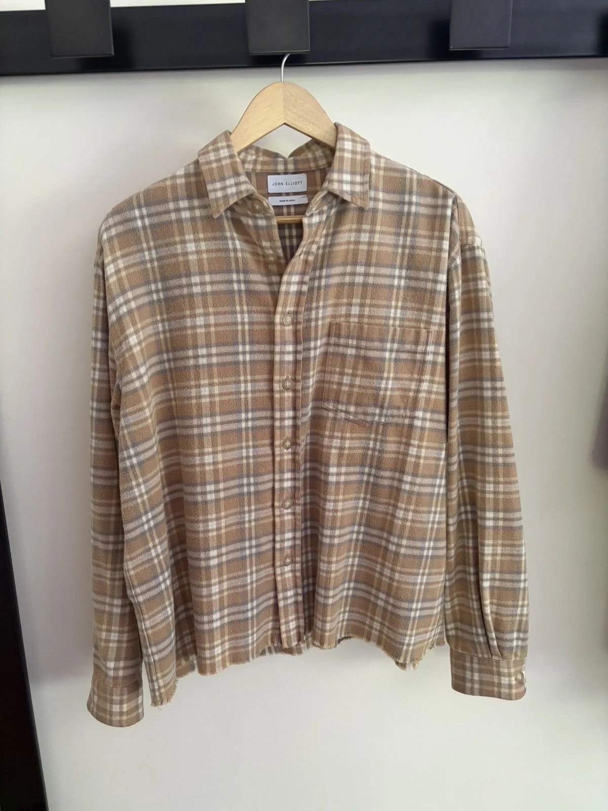 John Elliott Hemi Flannel Shirt — streetwear — resale