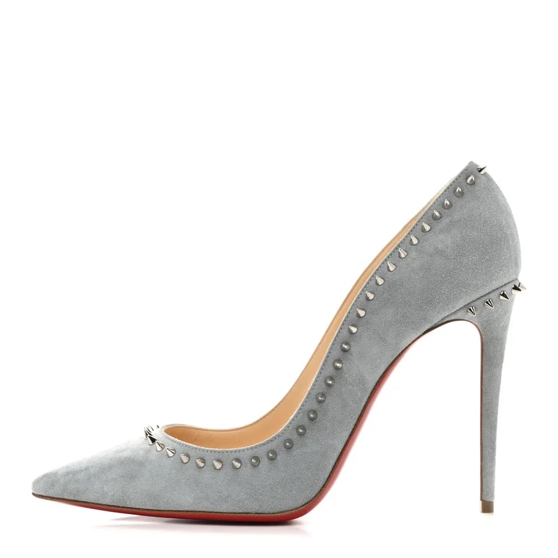 Christian Louboutin — Veau Velours Anjalina 100 — Designer Shoe — resale